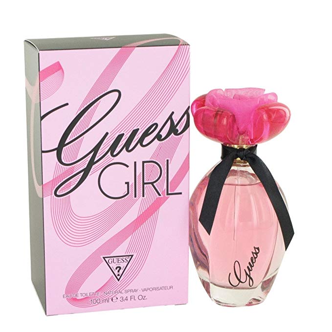 Guess Girl pink perfume.