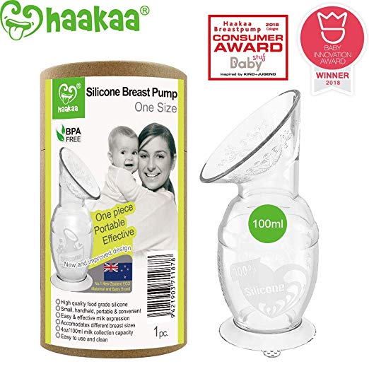 Haakaa hands free breastfeeding pump.