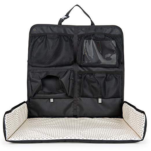 Portable changing pad/car organizer.